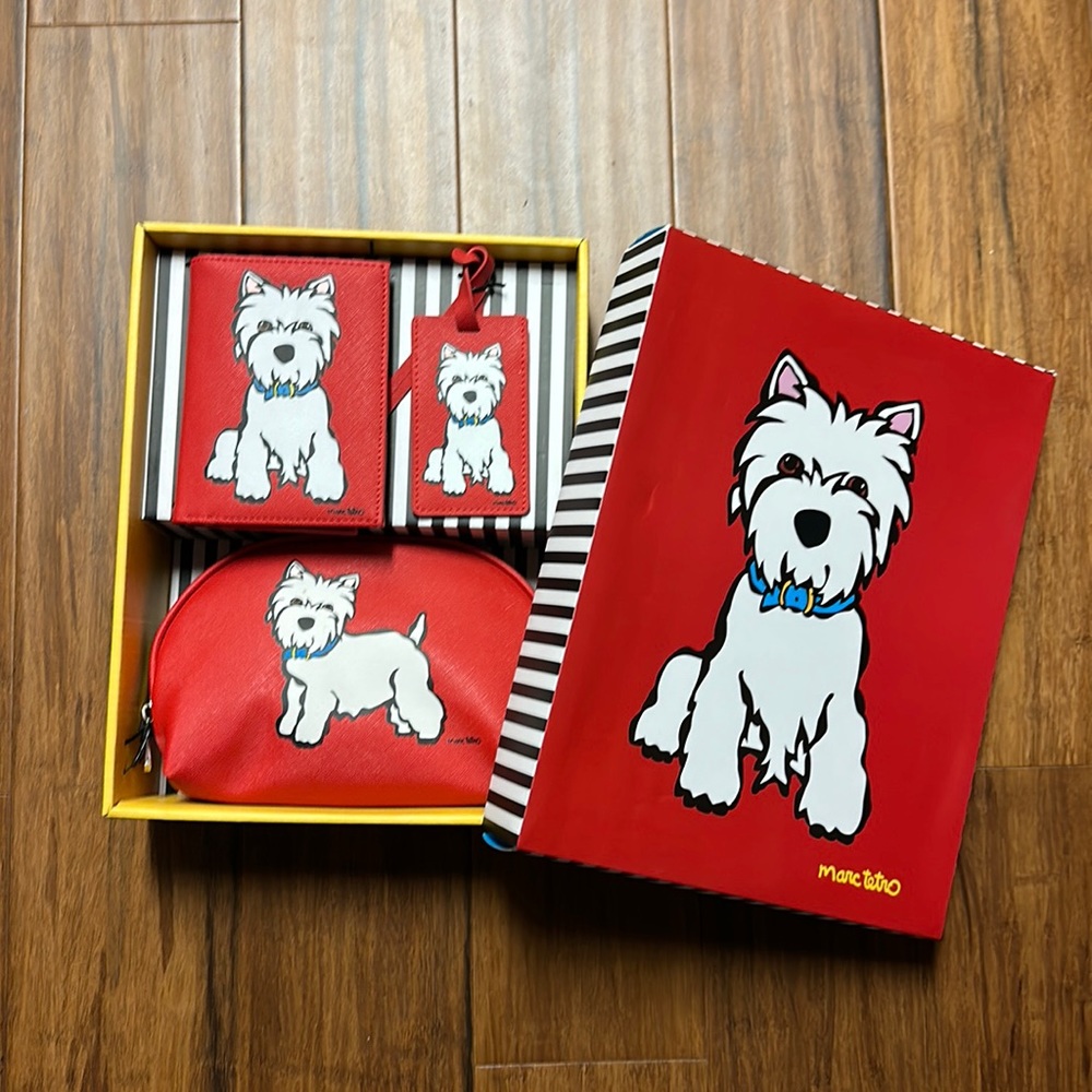 Marc Tetro Westie Travel Set New